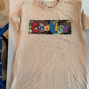 Cookies Beige Camouflage Logo Tee - Short Sleeve